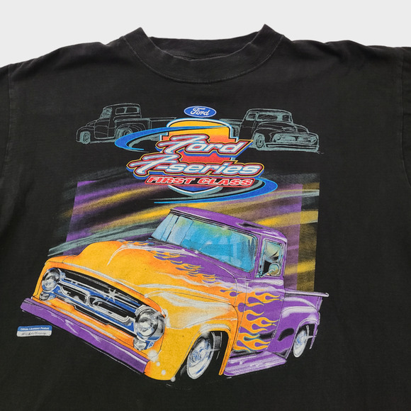 Vintage Ford Truck Racing Mens Size XL AllSport F Series 90s - Picture 3 of 6